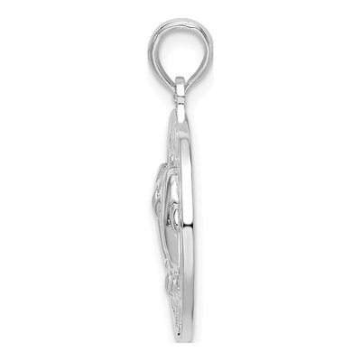 Sterling Silver Bahamas Dolphins Pendant – view 3