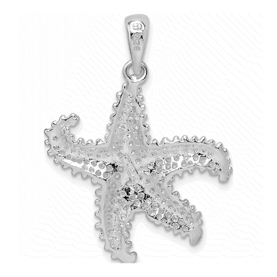Sterling Silver Starfish Pendant – view 4