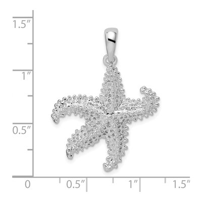 Sterling Silver Starfish Pendant – view 5