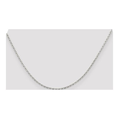 Sterling Silver 1.5mm Beveled Oval Cable Chain – view 4