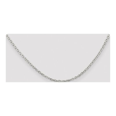 Sterling Silver 2.75mm Beveled Oval Cable Chain – view 4