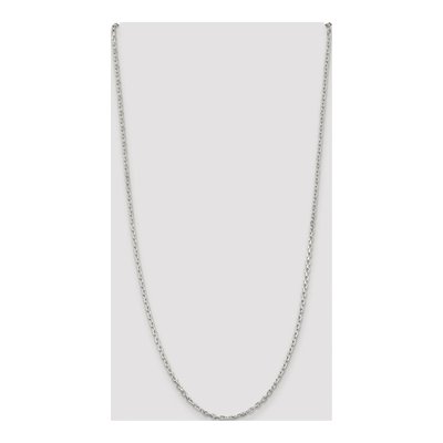 Sterling Silver 2.75mm Beveled Oval Cable Chain – view 4