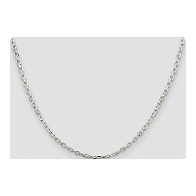 Sterling Silver 3.25mm Beveled Oval Cable Chain – view 4