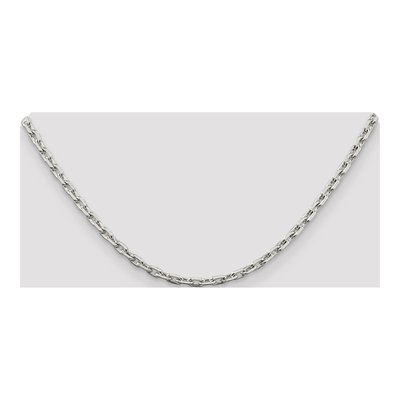 Sterling Silver 3.95mm Beveled Oval Cable Chain – view 4