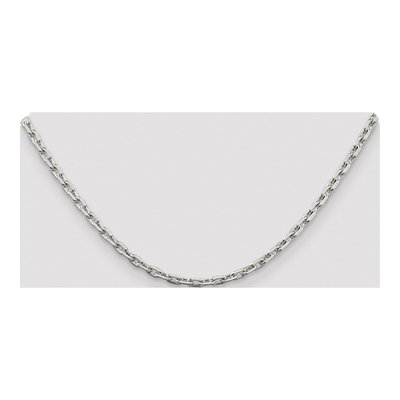 Sterling Silver 3.95mm Beveled Oval Cable Chain – view 4