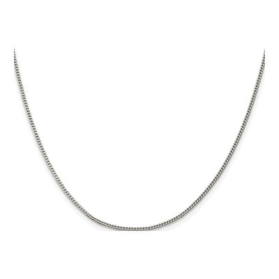 Sterling Silver 1.5mm Curb Chain – view 2