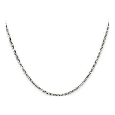 Sterling Silver 1.75mm Curb Chain – view 2