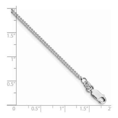 Sterling Silver 1.75mm Curb Chain Bracelet – view 3