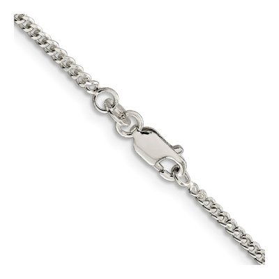 Sterling Silver 2mm Curb Chain – view 3