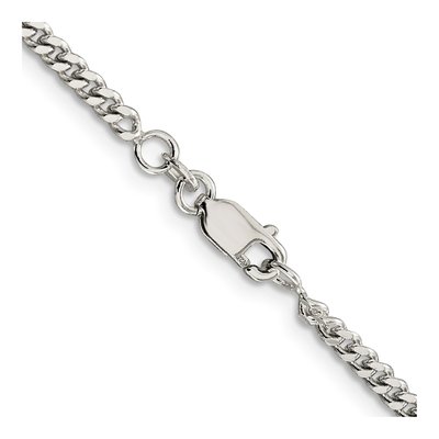 Sterling Silver 3mm Curb Chain – view 3