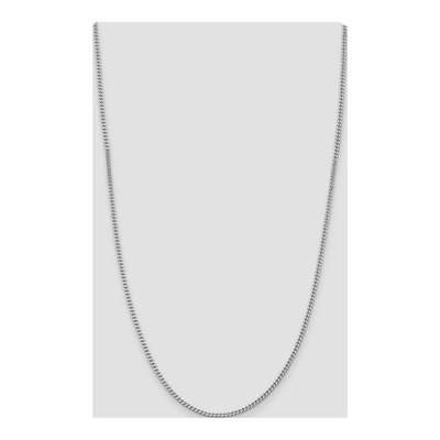 Sterling Silver 3mm Curb Chain – view 4