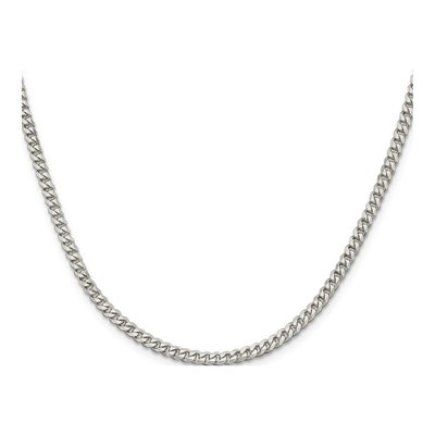 Sterling Silver 3.5mm Curb Chain – view 2