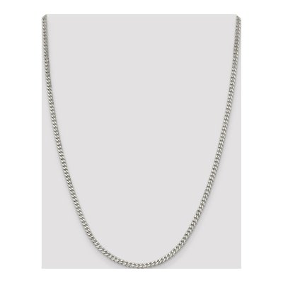 Sterling Silver 3.5mm Curb Chain – view 4