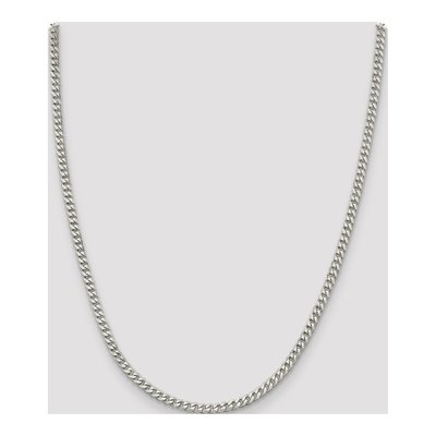 Sterling Silver 3.5mm Curb Chain – view 4