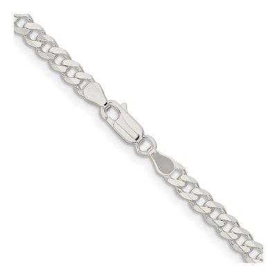 Sterling Silver 4.5mm Curb Chain – view 3