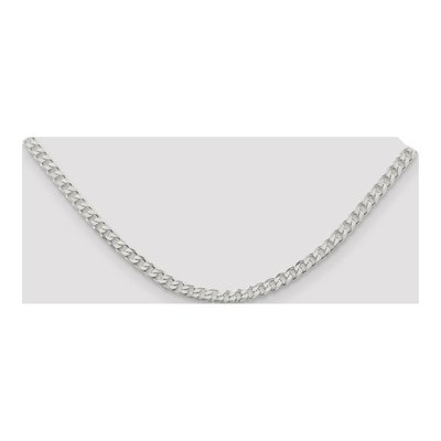 Sterling Silver 4.5mm Curb Chain – view 4