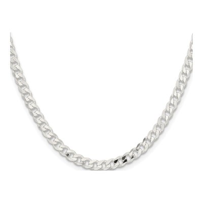 Sterling Silver 4.5mm Curb Chain – view 2