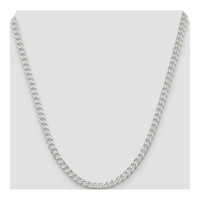 Sterling Silver 4.5mm Curb Chain – view 4