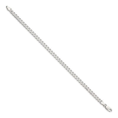 Sterling Silver 4.5mm Curb Chain Bracelet – view 2