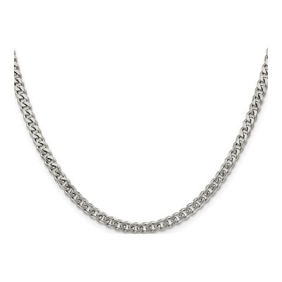 Sterling Silver 4.5mm Curb Chain – view 2