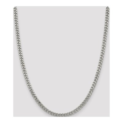 Sterling Silver 4.5mm Curb Chain – view 4