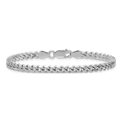 Sterling Silver 4.5mm Curb Chain Bracelet – view 3