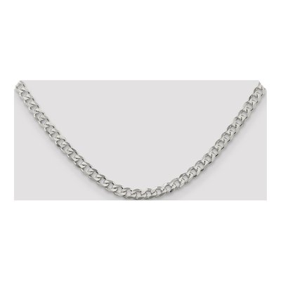 Sterling Silver 5.7mm Curb Chain – view 4