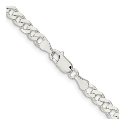 Sterling Silver 5.7mm Curb Chain – view 3