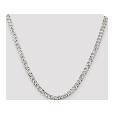 Sterling Silver 5.7mm Curb Chain – view 4