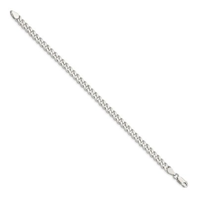 Sterling Silver 5.7mm Curb Chain Bracelet – view 2
