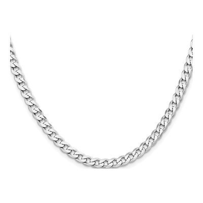 Sterling Silver 5.7mm Curb Chain – view 2