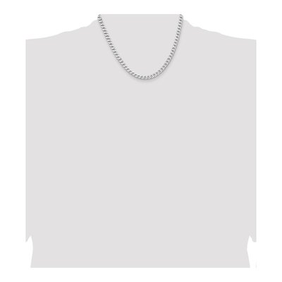 Sterling Silver 5.7mm Curb Chain – view 4