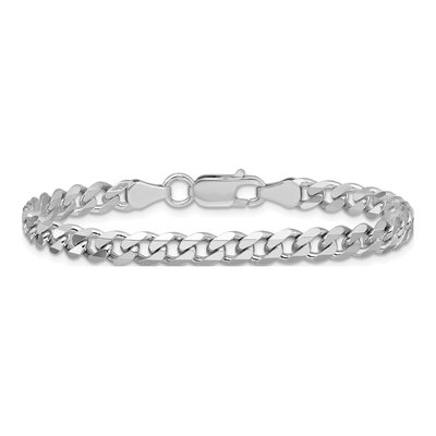 Sterling Silver 5.7mm Curb Chain Bracelet – view 3