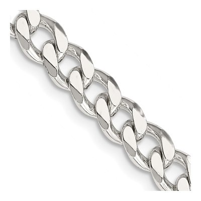 Sterling Silver 6.5mm Curb Chain