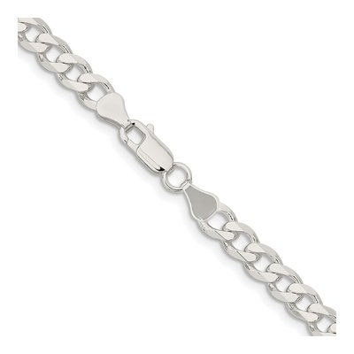 Sterling Silver 6.5mm Curb Chain – view 3