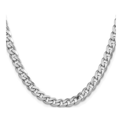 Sterling Silver 6.5mm Curb Chain – view 2