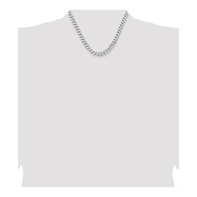 Sterling Silver 7.5mm Curb Chain – view 4