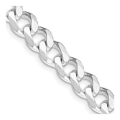 Sterling Silver 7.5mm Curb Chain