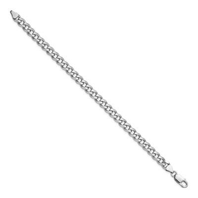 Sterling Silver 7.5mm Curb Chain Bracelet – view 2