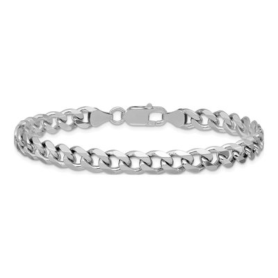 Sterling Silver 7.5mm Curb Chain Bracelet – view 3