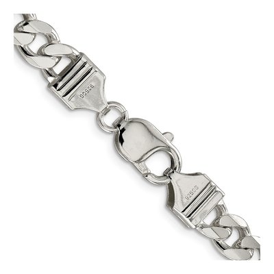 Sterling Silver 8.3mm Curb Chain – view 3