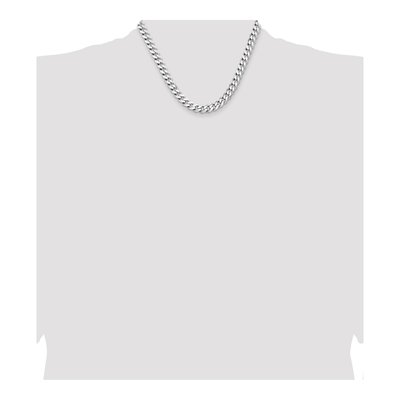 Sterling Silver 8.3mm Curb Chain – view 4