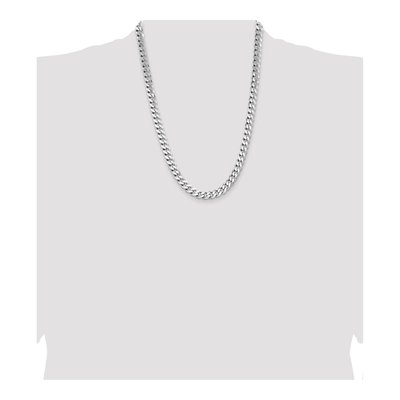 Sterling Silver 8.3mm Curb Chain – view 4