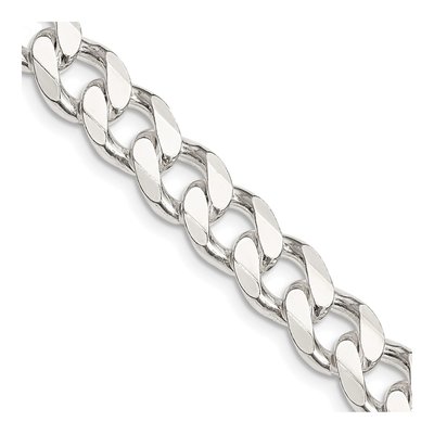 Sterling Silver 9.3mm Curb Chain