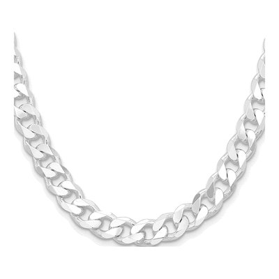 Sterling Silver 9.3mm Curb Chain – view 2