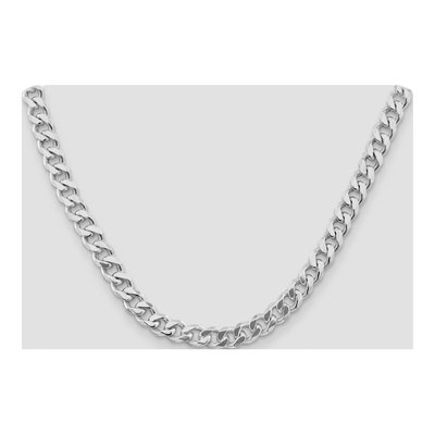 Sterling Silver 9.3mm Curb Chain – view 4