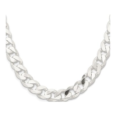 Sterling Silver 11mm Curb Chain – view 2