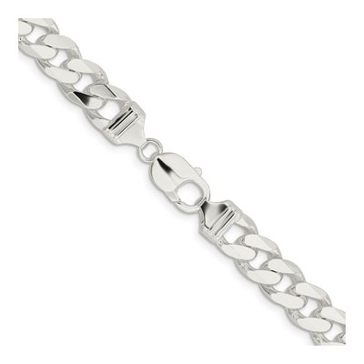 Sterling Silver 11mm Curb Chain – view 3
