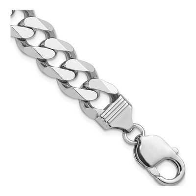 Sterling Silver 11mm Curb Chain Bracelet