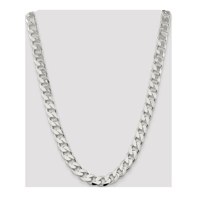 Sterling Silver 13mm Curb Chain – view 4